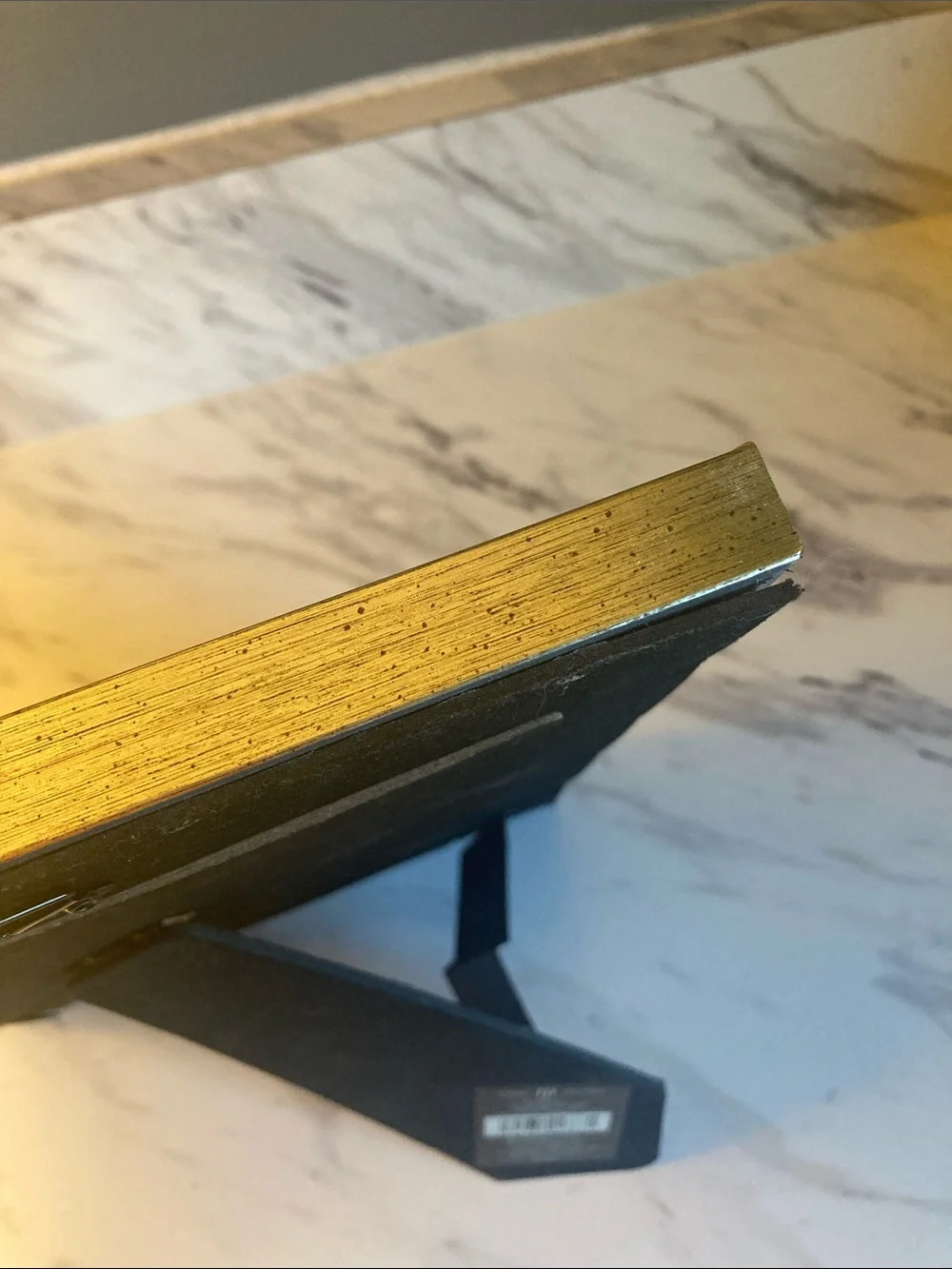 Green Velvet Frame with Gold Trim
